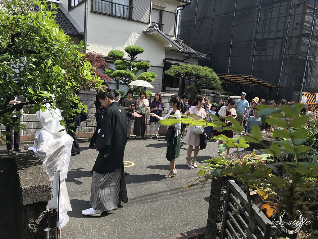 和ごころ結婚式いとむすび　結婚式　家族婚　挙式　自宅支度　自宅結婚式　花遊庭　和婚　白無垢　和装